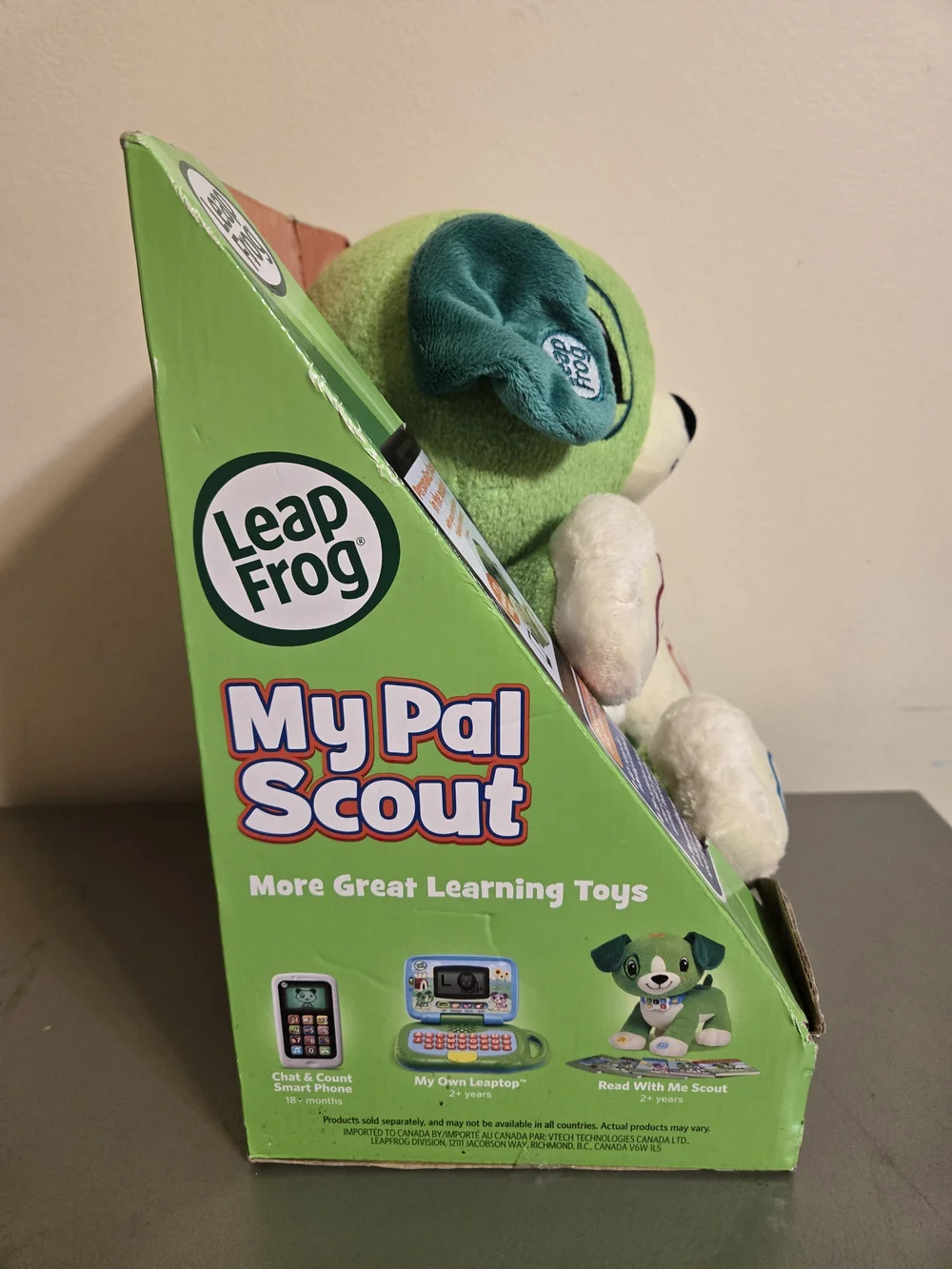 LeapFrog My Pal Scout Interactive Green Puppy Plush Toy
